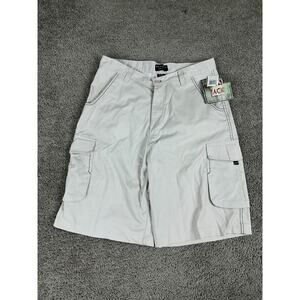 Banana Jack Shorts mens 34 Ivory Cargo Pockets Polyester Cotton Blend Vintage**